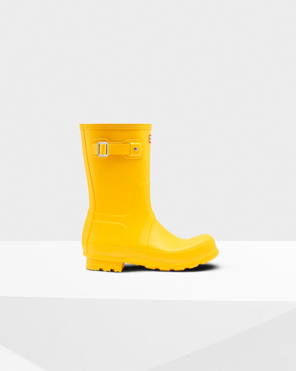 Bottes Courtes de Pluie Hunter Original Homme Jaune CRMKEDU-02